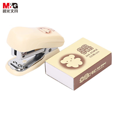 晨光 M&G 订书机套装 FBS91625 10页 (米色) 24卡/盒) 卡