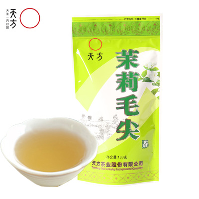 [中华特色]池州馆 天方茉莉毛尖100g/袋 浓香型茉莉花茶 安徽天方茶叶 华东