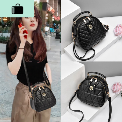 菱格包包女单肩包今年流行2020新款斜挎包女圆包三层ins韩范潮流NEW LAKE女斜挎包
