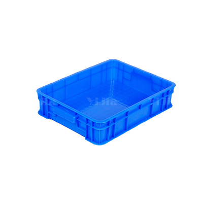 翌嘉YJ4120602 蓝色塑料周转箱大号工业胶箱 450*335*100