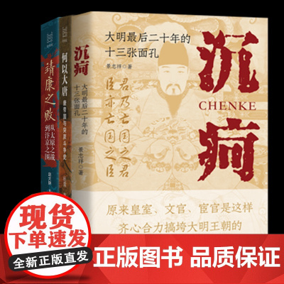 经纬度系列靖康之败+何以大唐+沉疴全3册 景志祥浙江人民出版社