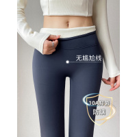 加绒鲨鱼裤女外穿新款秋冬高腰提臀瑜伽裤冬季加厚保暖打底裤