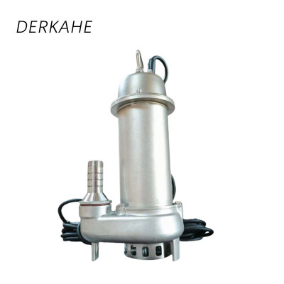DERKAHE WQ(D)-S不锈钢污水污物潜水电泵 100WQ50-13-3S 台
