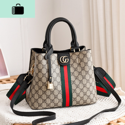 上新大包包2020新款夏季质感女士韩版简约单肩斜挎宽肩带手提女包NEW LAKE女斜挎包