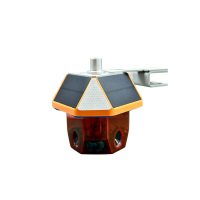 陇步昇LBS- JSD0618 3.7V 3W IP65 75次_分 LED太阳能语音警示灯 台 红色