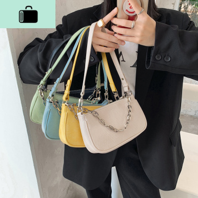 小众法式链条法棍包腋下包单肩斜挎小包包女包2020新款潮NEW LAKE女斜挎包