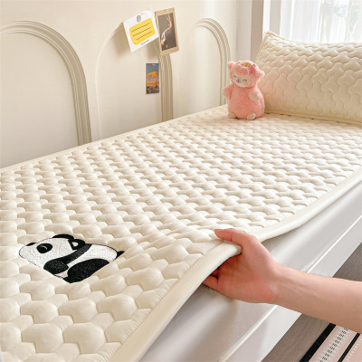 大豆夹棉学生宿舍床垫软垫a类寝室单人床褥家用双人折叠垫子褥子