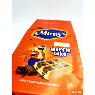 老亚牌Miray巧克力华夫饼盒装