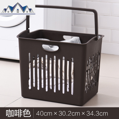 脏衣篮脏衣服收纳筐洗衣玩具框桶家用娄装落地卫生间篓放污收衣蓝 三维工匠收纳篮