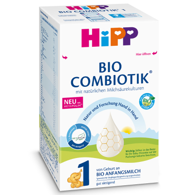 德国喜宝(Hipp)有机益生菌配方1段奶粉600g/盒 进口婴幼儿一段奶粉 适合0-6个月宝宝