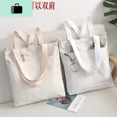 斜挎包包女2020新款潮韩版百搭文艺简约学生大容量单肩复古帆布袋NEW LAKE女士单肩包