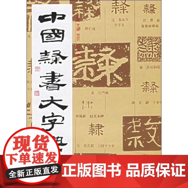 中国隶书大字典 书法艺术工具书 收辑历代法书上起先秦 下迄现代已故有名书家遗迹 上海书画出版社