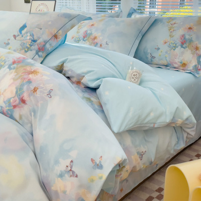 100纯棉被套单件单独双人被罩秋冬150x200cm单人宿舍新款_95