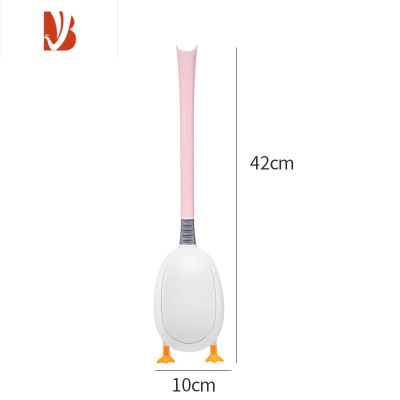 三维工匠潜水鸭小黄鸭子马桶刷家用无死角2023新款硅胶洗厕所刷子壁挂器