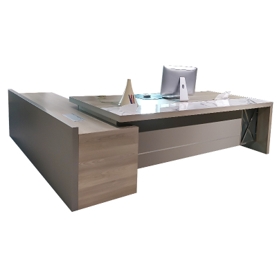 富和美88D-2601办公家具中式大班台办公桌办公台主管经理办公桌老板桌电脑桌老板台2600L*2200W*760H