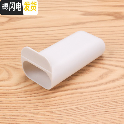 三维工匠长诗 简约多功能笔筒学生桌面显示器粘贴收纳盒时尚创意办公文具 瓷白色-长款