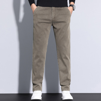 精品男士休闲裤抗皱易打理舒适柔软耐磨弹力多色百搭潮牌男裤新品