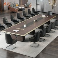 质凡办公家具高档会议桌长桌 5500*1800*750mm