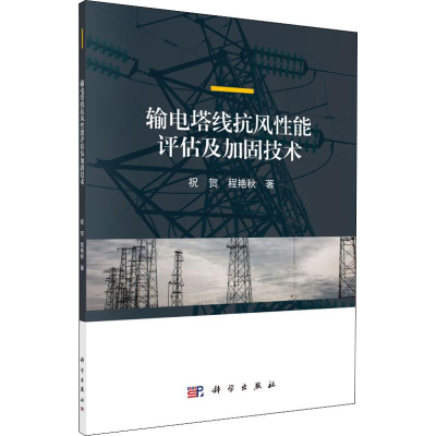 [M]输电塔线抗风性能评估及加固技术-9787030624819