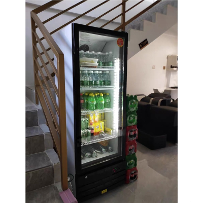 商用饮料柜单双门啤酒冷藏展示柜阿斯卡利(ASCARI)节能水果保鲜立式玻璃门冰箱 1.6米高轻奢风冷款-白色
