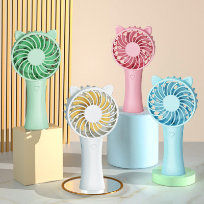新款手持小风扇usb充电迷你静音学生风扇办公室桌面手持J5小风扇