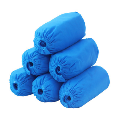 六羊纺 加厚无纺布防尘鞋套 蓝色 /包