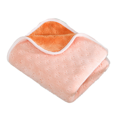 天山柔 35*75cm 130g 珊瑚绒双面拼色 毛巾 (计价单位:条)