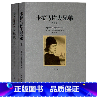 [正版]卡拉马佐夫兄弟(上下)全译本无删节 陀思妥耶夫斯基著 世界文学名著 名家名译 经典小说 北方文艺出版社