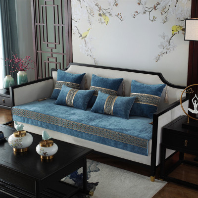 幸福派 四季沙发垫套装防滑沙发坐垫子123组合秋冬季灯芯绒沙发垫布艺简约北欧风沙发套罩巾沙发贵妃支持定制飘窗垫