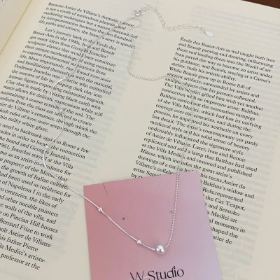 S925纯银银珠不规则蛇骨项链女款气质颈链锁骨链春夏潮流网红送女朋友老婆情人节七夕生日礼物