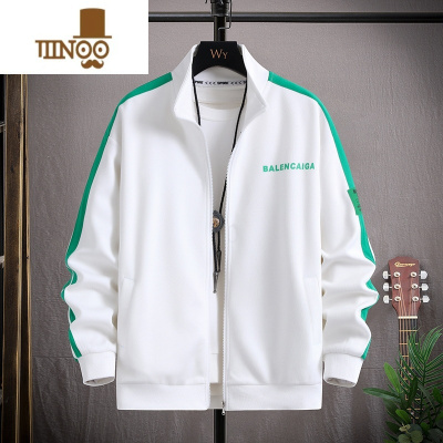 YANXU卫衣男款立领开衫拉链外套青少年初中生灰色休闲运动棒球服潮