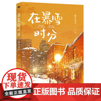 在暴雪时分 实体小说书 墨宝非宝 吴磊赵今麦主演同名电视剧原著小说 蜜汁炖鱿鱼作者书籍正版