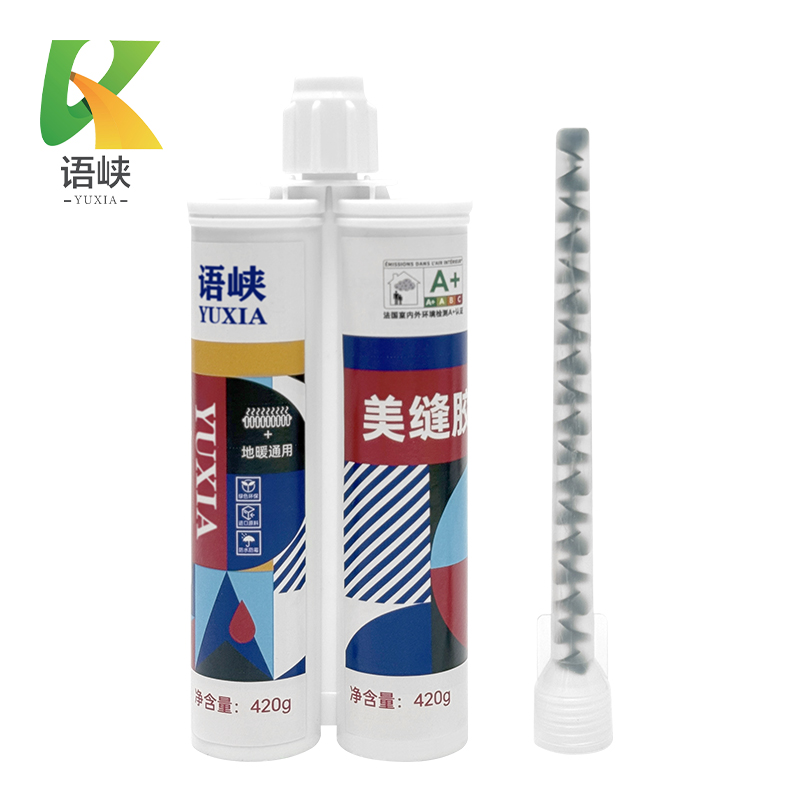 语峡美缝胶瓷白色 420g瓶