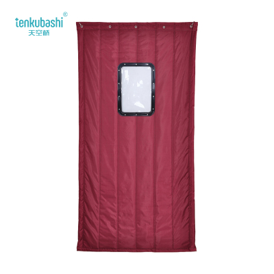 天空桥 棉门帘 MML-151酒红色40*60cm二层棉 平方米