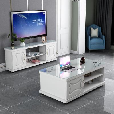 欧式电视柜茶几组合卧室轻奢小户型简易迷你现代简约客厅电视机柜