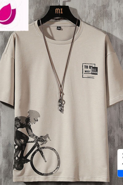 七斓短袖t恤男士夏季2023新款潮牌衣服男生冰丝半袖上衣夏装体恤男装