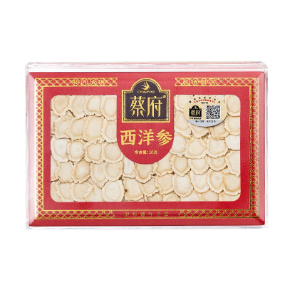 蔡府长白山西洋参片20g