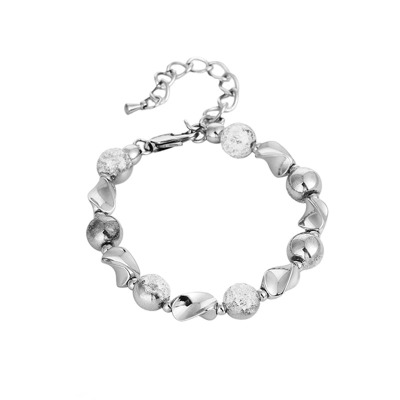 欧美时尚个性不规则手链男小众设计感冷淡风气质女手饰百搭饰品送女朋友老婆情人节七夕生日礼物