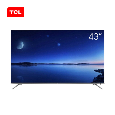 TCL 官方旗舰 43P8 (43英寸)吋 4K超高清智能 HDR 远场语音 网络液晶平板电视