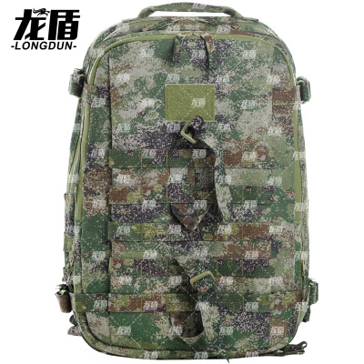 龙盾新式户外战术突击包迷彩背包双肩背囊军迷作训包丛林荒漠水墨纹