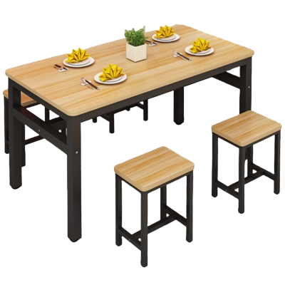 彭梵 快餐桌一桌四椅 1000*600*740mm 套