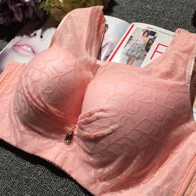 性感大码女士内衣文胸抹胸防走光聚拢调整型蕾丝美背胸罩_141