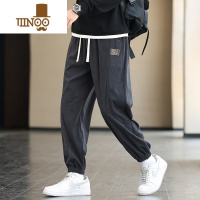 YANXU灯芯绒卫裤男士裤子2023新款休闲宽松束脚垂感百搭运动长裤