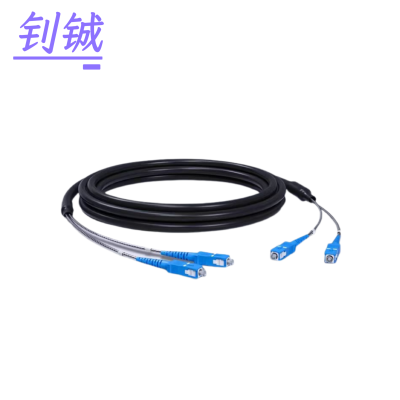 钊铖 室外光纤双芯3.3mm铠装光纤/米