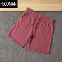 HLCOMAN走德国单!100棉毛圈针织弹力!2024男士夏季运动休闲五分裤短裤