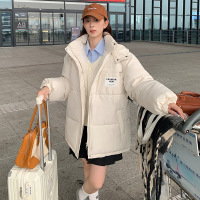 冬季韩版羽绒棉服棉袄时尚百搭连帽宽松加厚新款棉衣学生外套