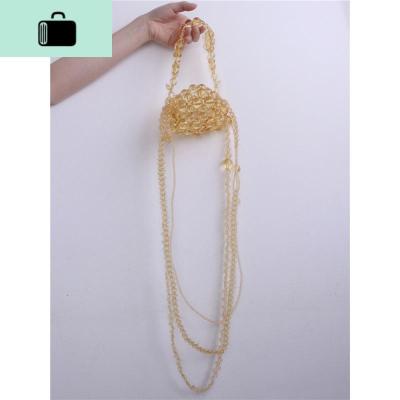 A嗯宙小众透明贝壳包设计口红包个性手工迷你串珠包斜挎包NEW LAKE女斜挎包