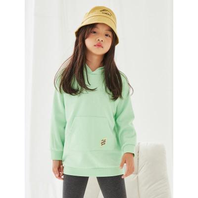 [1件3折价:58.5]moomoo童装女童卫衣春新款字母印花卫衣杜邦索罗娜面料春秋装