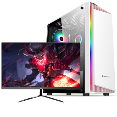  铭能 i7四核/GTX1650 4G独显/16G内存/480G固态 台式机 台式电脑 组装机 组装电脑主机 家用办公电脑 商务娱乐炒股 学生直播网课电脑 电竞游戏电脑+21.5英寸