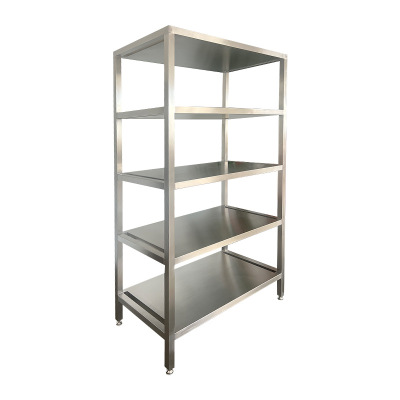 指臣五层不锈钢货架150*60*200cm(300kg)组